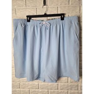 Caribbean Swim Shorts Trunks Waveliner Men's 4XT Tall Lined Blue color NEW